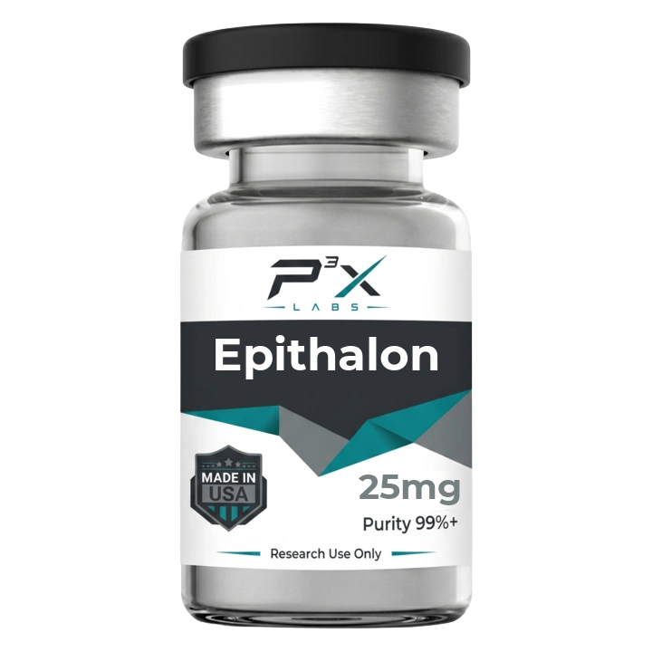Epithalon peptide vial by P3X Labs
