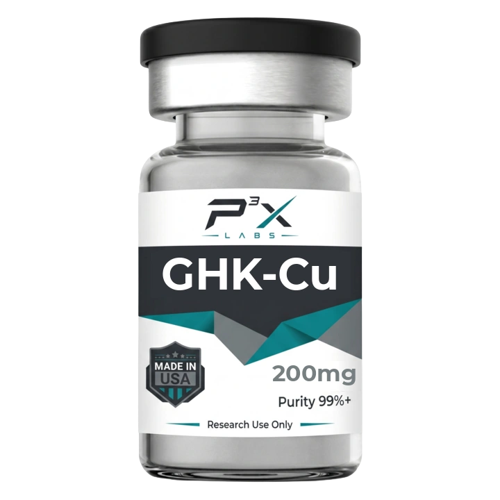 GHK-Cu peptide vial by P3X Labs